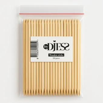By Djess - Wooden Sticks - set 100 stuks